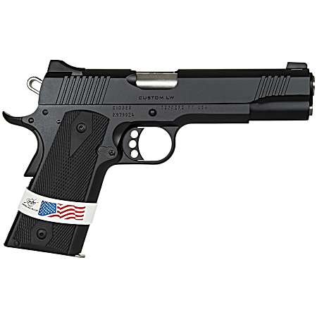Kimber Mfg, Inc 3000500 Custom LW Liberty 45 ACP 7+1 5 Stainless Match Grade Barrel, KimPro Black Serrated Steel Slide, KimPro Black Aluminum Frame w/Beavertail, ANKA Grip