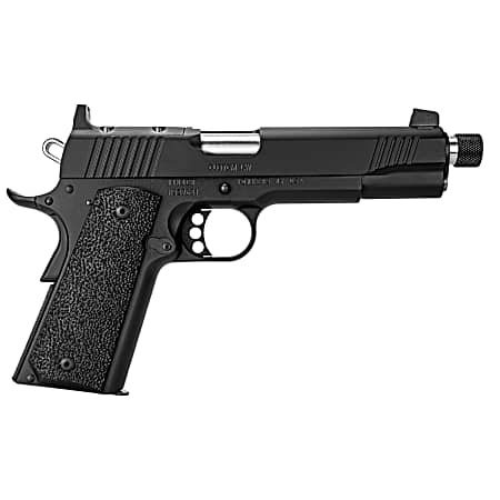 Kimber Mfg.,inc 3700810 Custom LW OR TFS Full Size Frame 45 ACP 8+1 5.50 Black Black F/S Rubber Grip