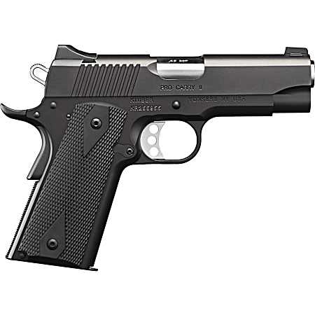 Kimber Mfg.,inc 3200051CA Pro Pro Carry II (CA) 45 ACP 7+1 4 Steel Slide Matte Black/Black Synthetic Double Diamond Checkering Grip