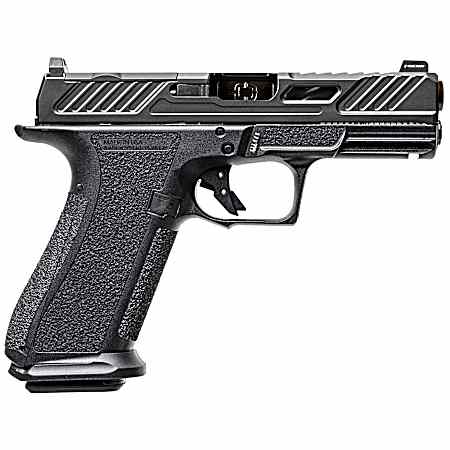 Shadow Systems SS3040CA XR920 Elite 9mm 10+1 Black Black Nitride Optic Cut/Serrated/Window Cut Stainless Steel Slide Black Black Interchangeable Backstrap Grip *CA Compliant