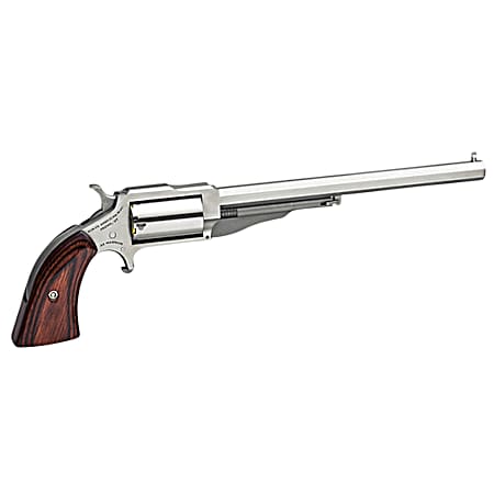 North American Arms 18606 Earl Hogleg *CA Compliant 22 WMR 5 Shot 6 Satin Stainless Steel Barrel, Satin Stainless Steel Frame, Stainless Cylinder, Wood Grip, Exposed Hammer
