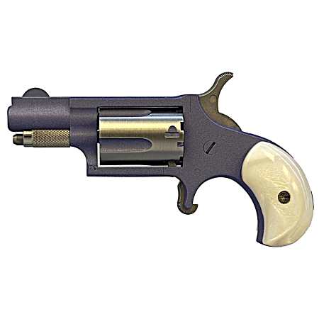 North American Arms 22LRORCHID Mini-Revolver  22 LR 5 Shot 1.13 Orchid Cerakote Stainless Steel Barrel & Frame, Orchid/Stainless Cylinder, White Pearlite Grip, Stainless Exposed Hammer