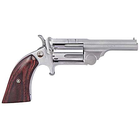 North American Arms 22MCR250 Ranger II  22 LR/22 WMR 5 Shot 2.50 Stainless Steel Barrel, Stainless Steel Frame, Stainless Cylinder, Rosewood Boot Grip, Exposed Hammer