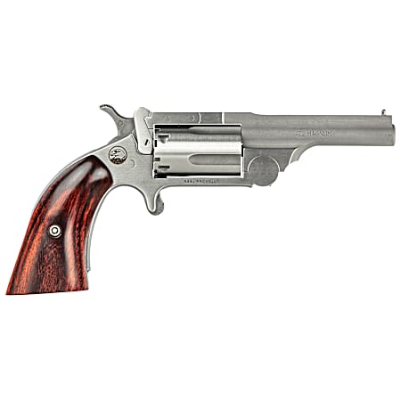 North American Arms 22MR250 Ranger II  22 WMR 5 Shot 2.50 Stainless Steel Barrel, Stainless Steel Frame, Stainless Cylinder, Wood Boot Grip, Exposed Hammer