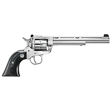Ruger 0662 Single-Six Hunter 22 LR or 22 WMR 7.50 Barrel 6rd Cylinder, Satin Stainless Steel, Integral Scope Mount, Black Laminate Wood Grip, Transfer Bar Safety, Includes 22 WMR Cylinder