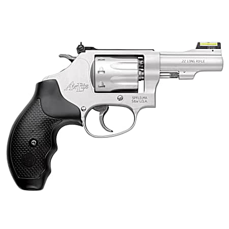 Smith & Wesson 160221 Model 317 Kit Gun *CA Compliant 22 LR 8 Shot 3 Stainless Steel Barrel, Aluminum Alloy Cylinder & J-Frame, HiViz Fiber Optic Green Front/Adjustable Rear Sights, Synthetic Grip