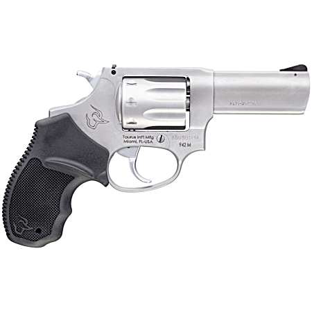 Taurus 2942M039 942  22 WMR 8rd 3 Barrel, Overall Matte Finish Stainless Steel & Finger Grooved Black Polymer Grip