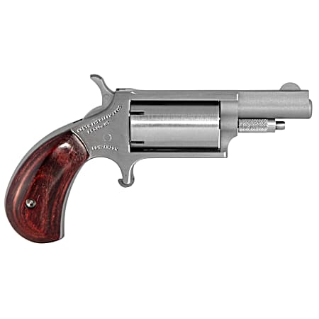 North American Arms 22MCBK Super Companion Cap & Ball Kit Small Frame #11 Percussion 5 Shot, 1.63 Stainless Steel Barrel, Cylinder & Frame, Rosewood Birdshead Grip, Exposed Hammer