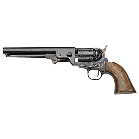 Pietta PF51CHS36712 1851 Navy London 36 Cal 6rd 7.50 Blued Octagon Barrel, Blued Cylinder, Color Case Hardened Steel Frame, Walnut Grip, Exposed Hammer