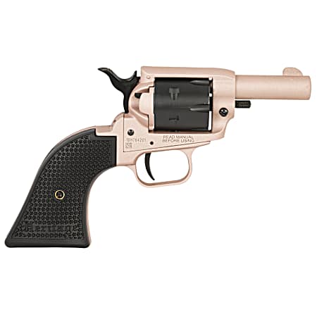 Heritage Mfg BK22Q2 Barkeep  22 LR 6 Shot 2.68 Rose Gold Cerakote Barrel, Rose Gold Cerakote w/Black Accents Frame, Black Cerakote Cylinder, Black Star Polymer Grips