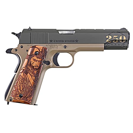 AUTO 1911BKOC15 ARMY 45ACP 5 7R 2TN/WD GRIPS
