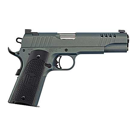 Auto-Ordnance 1911TCAC7 1911  45 ACP 7+1 5 Stainless Steel Barrel, Serrated Stainless Steel Slide, Northern Lights Cerakote Steel Frame w/Beavertail, Armor Black Cerakote Engraved Aluminum Grip