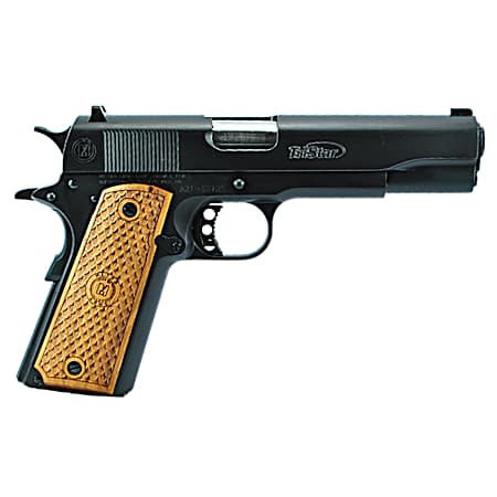 TriStar 85604 American Classic Government 1911 9mm Luger 10+1 5 Stainless Steel Barrel, Blued Serrated Steel Slide, Blued Steel Frame w/Beavertail, Wood Grip