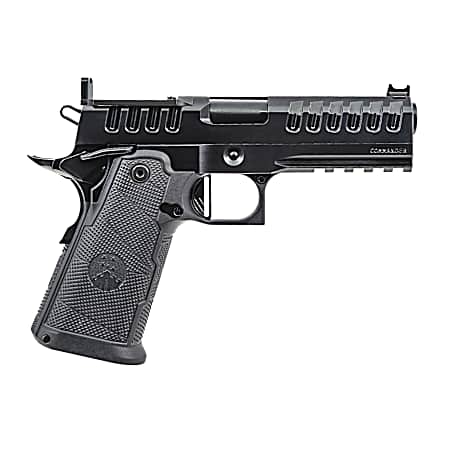 Watchtower Firearms APACHE9MMCMNDRBLK Apache  Commander Frame 9mm Luger 15+1 4.25 Threaded Barrel Steel Slide Black PVD