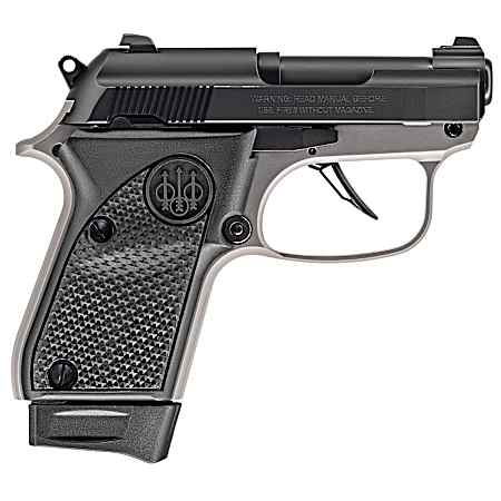 Beretta USA J30X32R8 30X Tomcat Do It Yourself Micro-Compact Frame 32 ACP 8+1 2.40 Black Steel Tip-Up Barrel, Black Bruniton Serrated Steel Slide, Black Aluminum Frame w/Beavertail, Helica Grip