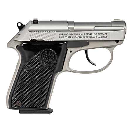Beretta USA J320500CA Tomcat  Micro-Compact Frame 32 ACP 7+1, 2.40 Blued Steel Tip-Up Barrel, Satin Stainless Steel Slide, Satin Aluminum Frame
