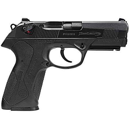 Beretta USA JXF4F20 Px4 Storm  Full Size Frame 40 S&W 10+1, 4.10 Black Steel Barrel, Black Bruniton Serrated Steel Slide, Black Polymer Frame w/Picatinny Rail, Ambidextrous