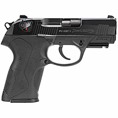 Beretta USA JXC9F20 Px4 Storm Compact 9mm Luger 10+1 3.27 Black Steel Barrel, Black Bruniton Serrated Steel Slide, Black Polymer Frame w/Picatinny Rail & Interchangeable Backstrap Grip, Ambidextrous