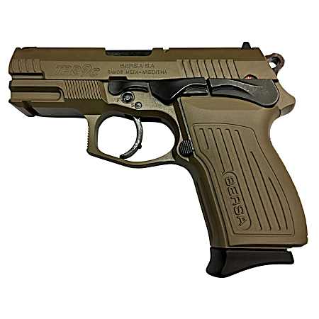 Bersa TPR9CFDE TPRC  Sports South Exclusive 9mm Luger 13+1, 3.50 Black Steel Barrel, Flat Dark Earth Serrated Steel Slide & Aluminum Frame w/Picatinny Rail, Ambidextrous