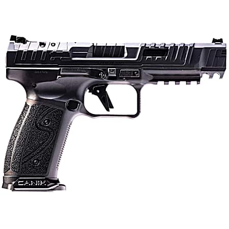 Canik HG7010N SFx Rival-S Full Size Frame 9mm Luger 18+1, 5 Black Steel Barrel, Dark Side Optic Ready/Serrated w/Ports Steel Slide, Frame w/Picatinny Rail, Ambidextrous