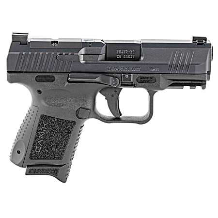 Canik HG5643N TP9 Elite Subcompact 9mm Luger 15+1/12+1, 3.60 Black Nitride Match Grade Barrel, Optic Ready/Serrated Steel Slide, Polymer Frame w/Picatinny Rail & Interchangeable Backstrap Grip