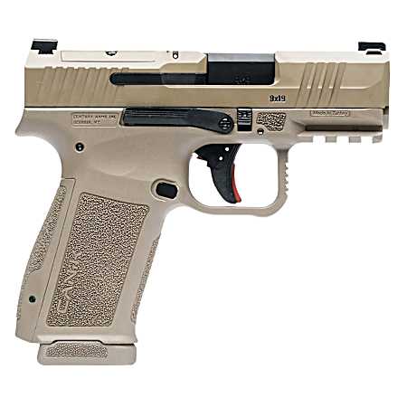 Century Arms HG7882DN Mete MC9L Sub-Compact Frame 9mm 17+1 3.18 FDE Steel Slide FDE