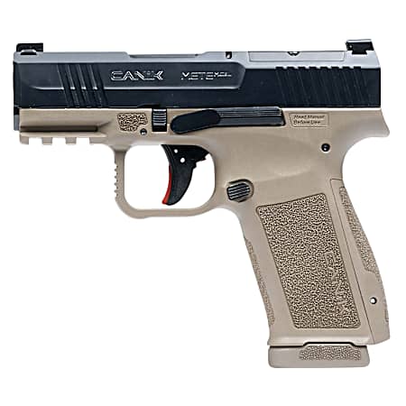 Canik HG7884CABD-N Mete MC9L *CA Compliant 9mm Luger 10+1 3.18 Black Steel Barrel, Black Nitride Steel Serrated Slide, Flat Dark Earth Polymer Frame w/Picatinny Rail, Interchangeable Backstrap Grip