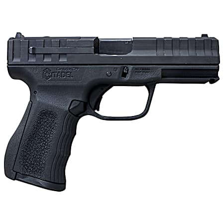 Citadel CITCP9BLK Centurion CP9 Compact 9mm Luger 14+1 4 Black Steel Barrel, Optic Ready/Serrated Slide, Polymer Frame & Grip
