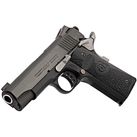 Colt Mfg O4840NC Night Commander  45 ACP 8+1 4.25 Blued Steel Barrel, Cerakote Serrated Aluminum Slide, Blued Cerakote Aluminum Frame w/Beavertail, Black G10 Grip