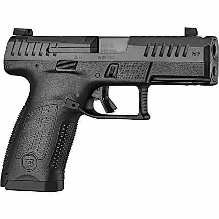 CZ-USA 91578 P-10 C  9mm Luger 15+1 4 Ported Barrel, Optic Ready/Serrated Slide