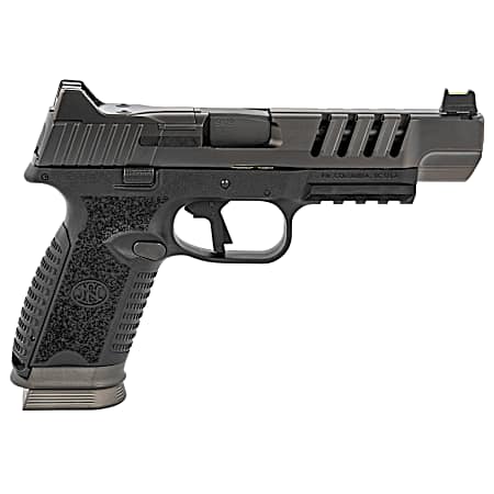 FN 66100940 509 LS Edge 9mm Luger 5 Barrel 10+1, Matte Black Polymer Frame With Mounting Rail, No Manual Safety, Optics Ready