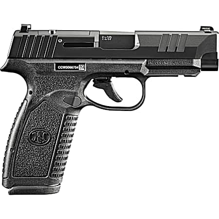 FN 66101763 Reflex XL MRD Micro-Compact Frame 9mm 10+1 3.80 Black Target Crown Steel Barrel, Optic Cut/Serrated Black Slide, Polymer Frame w/Picatinny Rail, Interchangeable Backstrap Grip