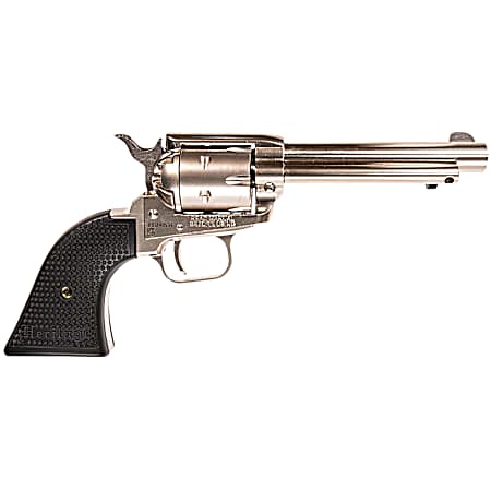 Heritage Mfg RR22NI4 Rough Rider  22 LR 6 Shot, 4.75 Black Nitride Steel Barrel, Black Nitride Steel Frame, Black Cylinder, US Flag Polymer Grip, Manual Safety, Exposed Hammer