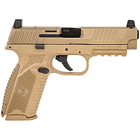 FN 66100722 509 MRD 9mm Luger 17+1 Black Flat Dark Earth PVD Flat Dark Earth