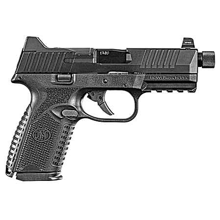 FN 66100838 509MT  Mid-Size Frame 9mm Luger 10+1 4.50 Black Target Crown/Threaded Steel Barrel, Matte Black Optic Ready/Serrated Steel Slide, Matte Black Polymer Frame w/Picatinny Rail, Ambidextrous