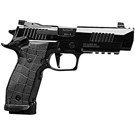 Sig Sauer 226X59CWRES P226  Full Size Frame 9mm Luger 4.40 Black Optic Ready/Serrated Stainless Steel Slide High Polish DLC GridLOK Grip