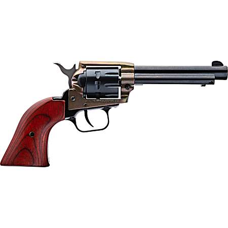Heritage Mfg RR22999CH4 Rough Rider  22 LR 9 Shot 4.75 Black Barrel, Black Cylinder, Simulated Case Hardened Zamak, Frame Cocobolo Grips