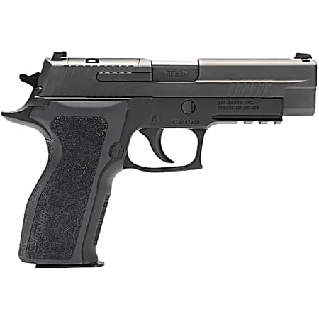 Sig Sauer 226R9BSER2 P226 Elite 9mm Luger 10+1 4.40 Black Nitron Optic Cut/Serrated Stainless Steel E2 Grip