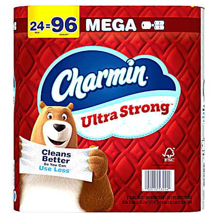 Ultra Strong Septic-Safe Toilet Paper - 24 Ct