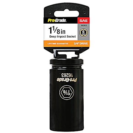 1-1/8 in. - 3/4 in. Drive Deep Impact Socket