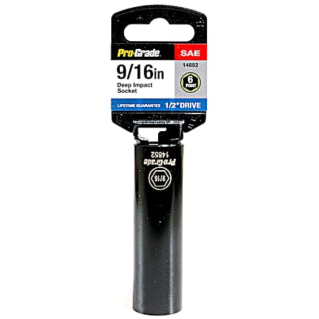 9/16 in. - 1/2 in. Drive Deep Impact Socket