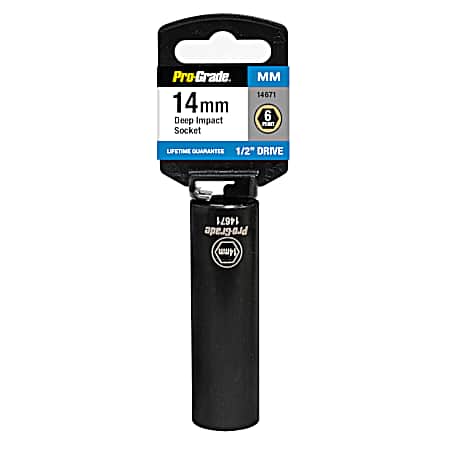 14 MM - 1/2 in. Drive Deep Impact Socket