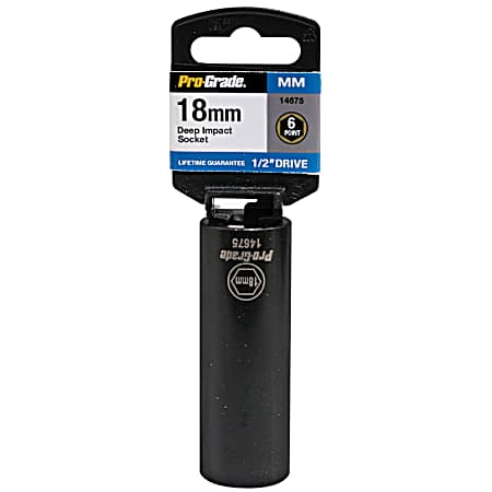 18 MM - 1/2 in. Drive Deep Impact Socket