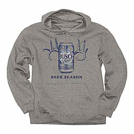 Men's Heather Grey Beer Season Hoodie