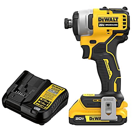 ATOMIC™ 20V MAX Brushless Cordless 1/4 in Compact Impact Driver Kit