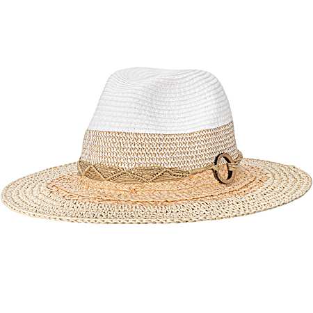 Adult White Alcantara Sun Hat