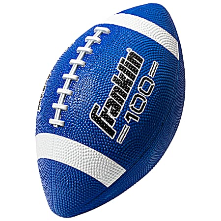 Junior Rubber Football - Blue/White