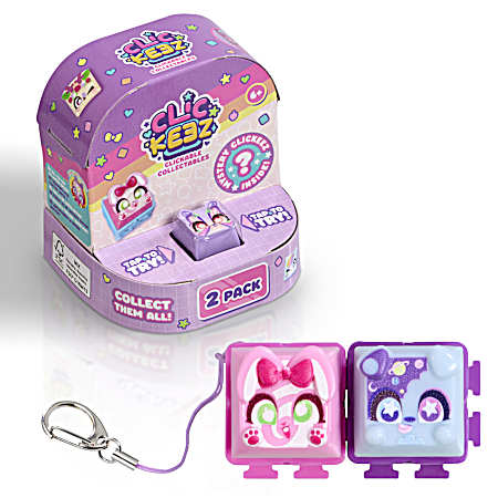 Clickeez 2 Pack Collectible Character Keyboard Keys