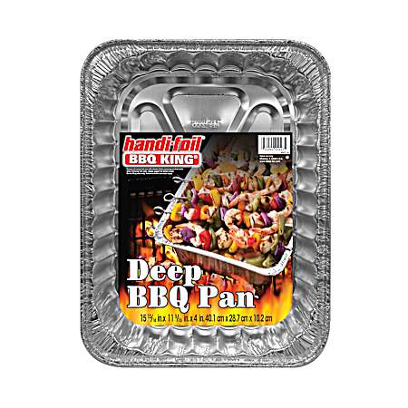 Deep BBQ Aluminum Utility Pan