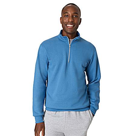 Men's EcoSmart Fleece Quarter Zip Sweatshirt